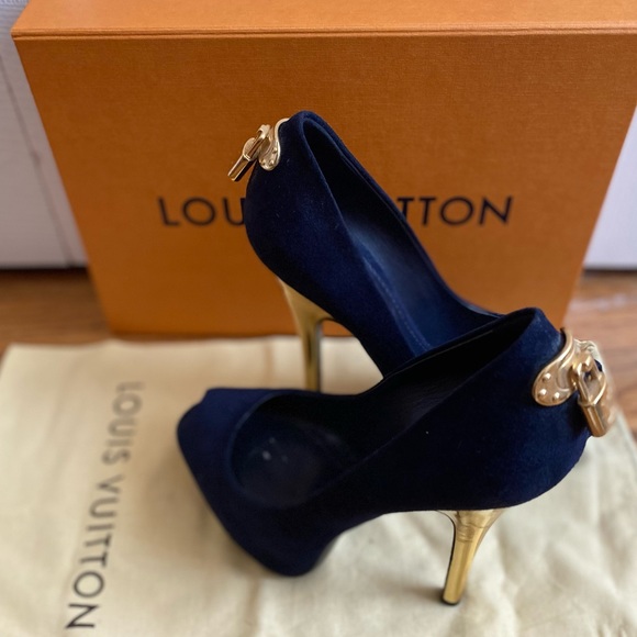 Louis Vuitton | lock platform peep toe - Picture 2 of 5